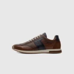Ambitious Cognac and Navy Trainer|113196810