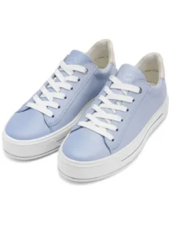 Ara Baby Blue Wide Fit Platform Trainer|122300382