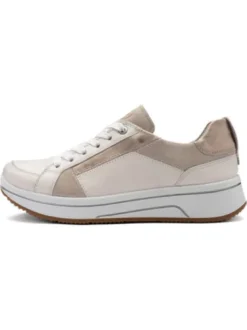 Ara Beige Wide Fit Trainer|122751209