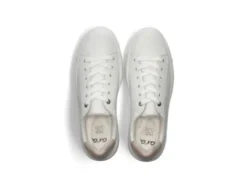Ara White Platform Wide Fit Trainer|122300304B