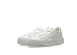 Ara White Platform Wide Fit Trainer|122300304B