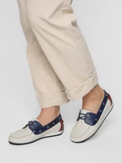 Ara White, Red and Blue Slip On|122770409