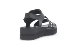 Gabor Black Strap Platform Sandal|8462727