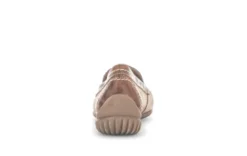Gabor Brown Leather Comfort Slip On|8609043
