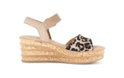 Gabor Leo Print Wedge Sandal|8465132