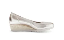 Gabor Light Gold Wedge Pump|8264182G