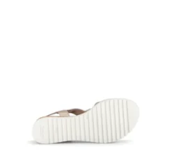 Gabor Light Gold Wedge Sandal|8275182