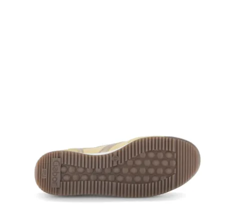 Gabor Light Yellow and Silver Trainer|8343013