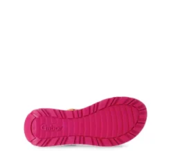 Gabor Orange and Pink Strap Sandal|8458233