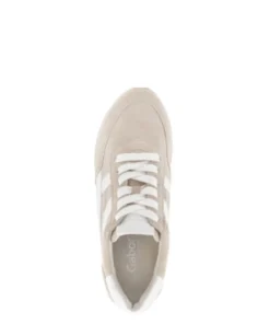 Gabor Soft Beige Suede Trainer |8655633
