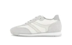 Gabor White and Grey Comfort Trainer|8343011
