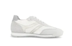 Gabor White and Grey Comfort Trainer|8343011