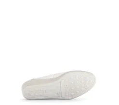 Gabor White and Silver Mini Wedge Pump|8604253