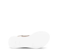 Gabor White and Tan Strap Sandal|8274452