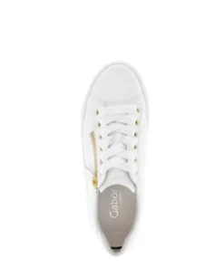 Gabor White Platform Trainer|8646551W