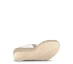 Gabor White Wedge Sandal|8477120