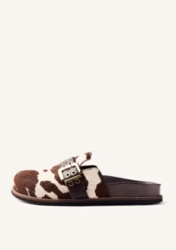 Gioseppo Cow Hide Mule|76107COW