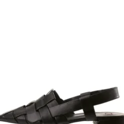 Hogl Black Woven Sling Back |1019300100