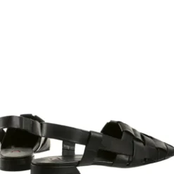 Hogl Black Woven Sling Back |1019300100