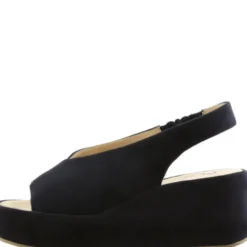 Hogl Navy Sling Back Platform|1025223200