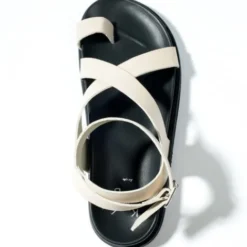 KMB Latte Leather Strap Sandal|A7722L