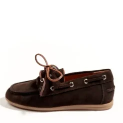 KMB Soft Dark Brown Suede Moccasin|A7600D