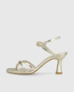 Lodi Metallic High Heel Sandal|LUKIC3