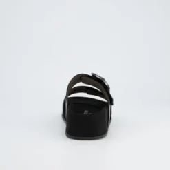 Paul Green Black Platform Mule|6157040