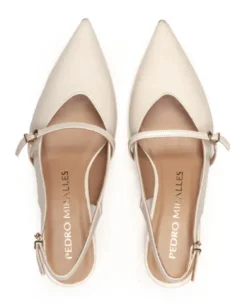 Pedro Miralles Beige Sling Back Sandal|18737OFF
