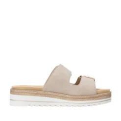 Remonte Beige Comfort Sandal|D0Q6662