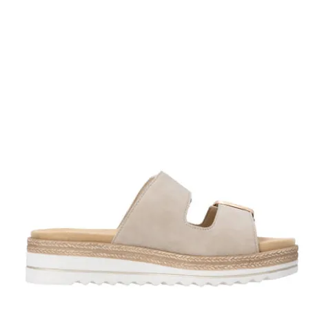Remonte Beige Comfort Sandal|D0Q6662