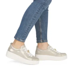 Remonte Light Gold PlatformTrainer|D1C0391