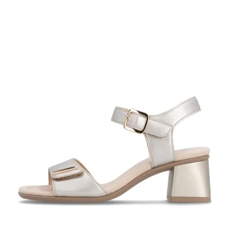 Remonte Light Gold Sandal |D1K5490