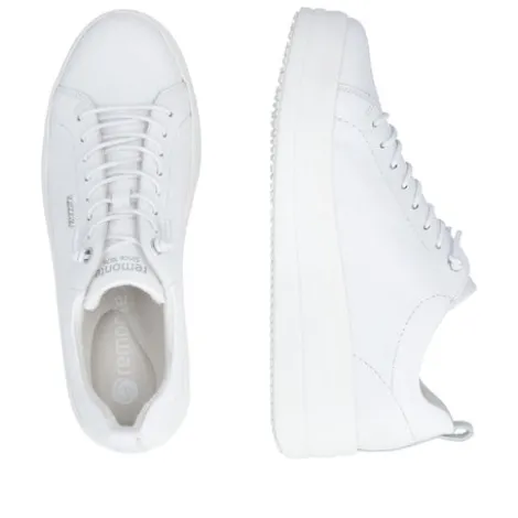 Remonte White Platform Trainer|D1C1280