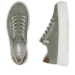 Rieker Green Platform Trainer|M195252GRN