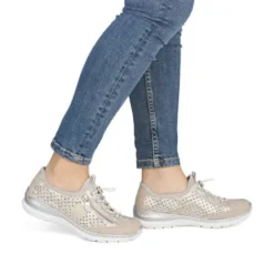 Rieker Light Gold Comfort Trainer|L325292