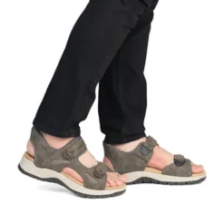 Rieker Taupe Comfort Sandal|2695325