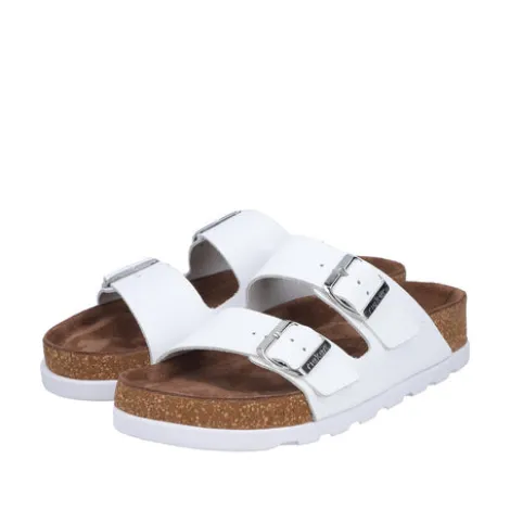 Rieker White Comfort Mule|V319080