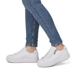Rieker White Platform Trainer|M770180