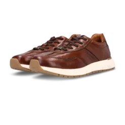 Salamander Cognac Leather Trainer|E31ASA0563
