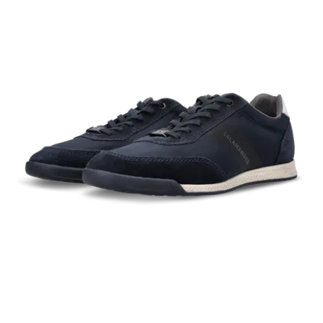Salamander Navy Leather Trainer|E31AWA0341