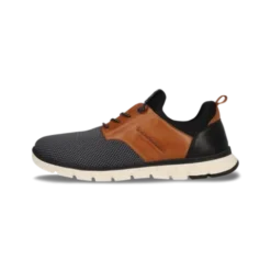 Salamander Sporty Dark Grey and Tan Trainer|E31ASB6011