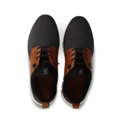 Salamander Sporty Dark Grey and Tan Trainer|E31ASB6011