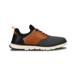 Salamander Sporty Dark Grey and Tan Trainer|E31ASB6011