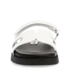 Steve Madden White Strap Mule| 11003028WH