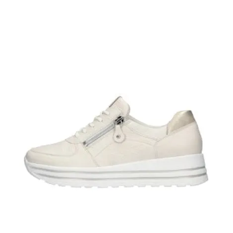 Waldlaufer Beige Wide Fit Trainer|758009698